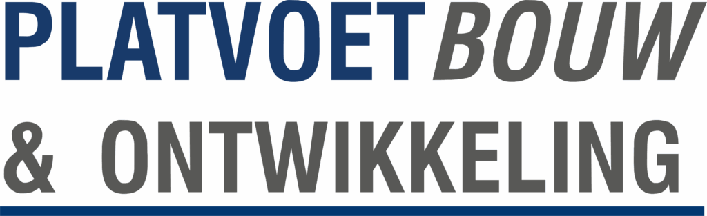 Platvoet bouw en ontwikkeling logo 2025
